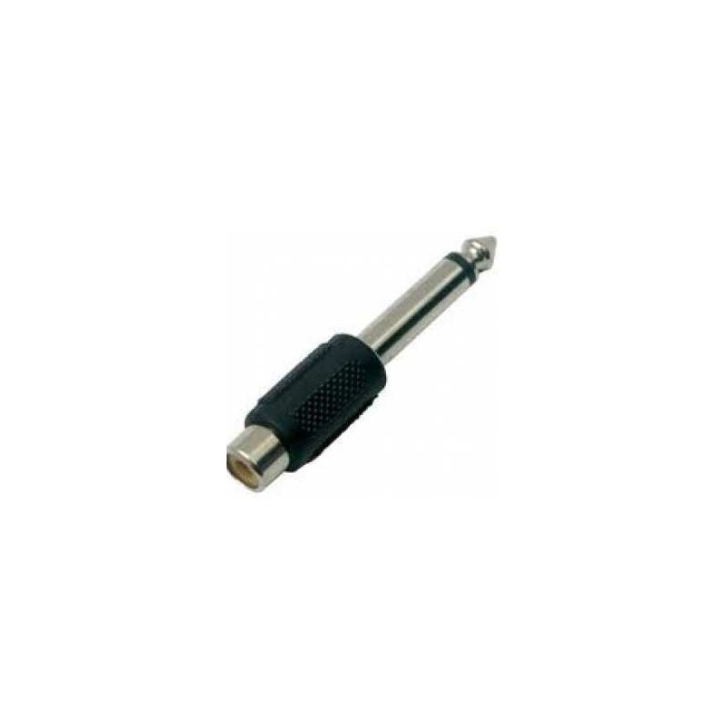 ADAPTADOR 1 PLUG 6,3MM MONO A 1 JACK RCA