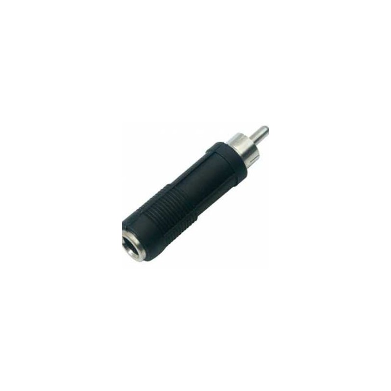 ADAPTADOR 1 JACK 6,3MM MONO A 1 PLUG RCA