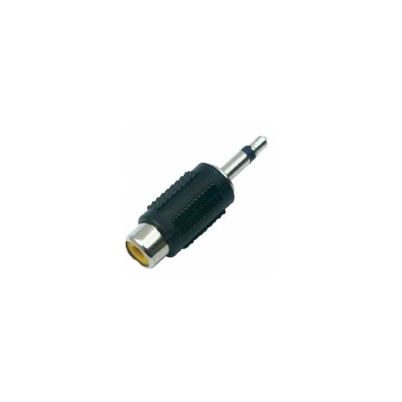 ADAPTADOR 1 JACK RCA A 1 PLUG 3,5MM MONO