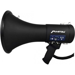Megáfono recargable 500 m de alcance 250 W PMPO