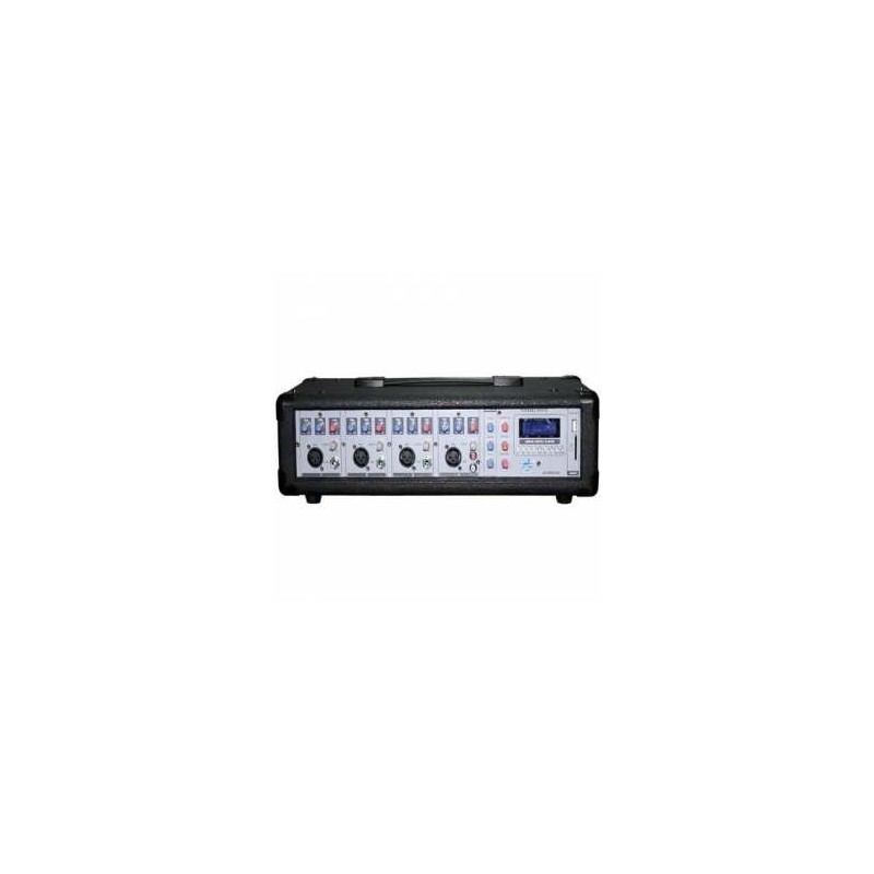 CONSOLA AMP. 4 CH USB/SD DISPLAY AMERICAN 150W