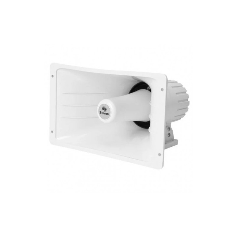 Trompeta rectangular con unidad de 40 W, de plástico