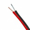 CABLE POL. CAL.12  ROJO/NEGRO CRISTAL