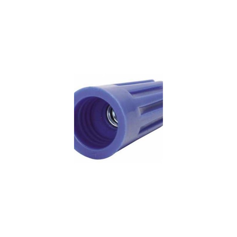 CAPUCHON DE ROSCA METALICA COLOR AZUL CAL. 22