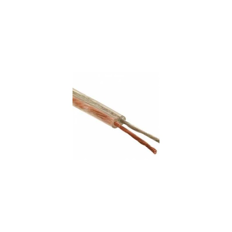 CABLE POLARIZADO TRANSPARENTE CALIBRE 18