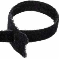JUEGO DE 10 CINCHOS NEGROS, SUJETA CABLES DE