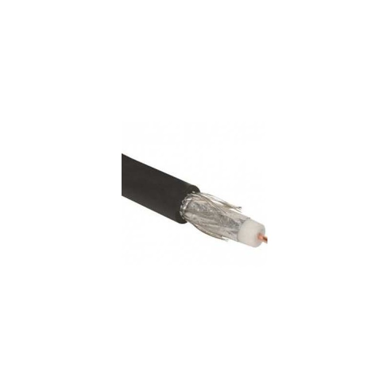 CABLE COAXIAL 75 OHMS C/50% MALLA DE ALUMINIO