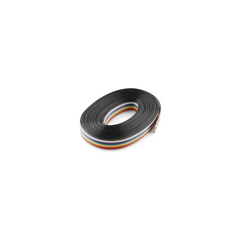 CABLE PLANO 30 VIAS VARIOS COLORES