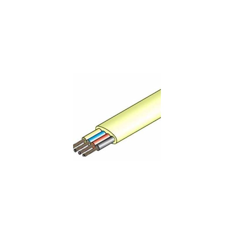 CABLE TELEFONICO 4 VIAS MODULAR MARFIL