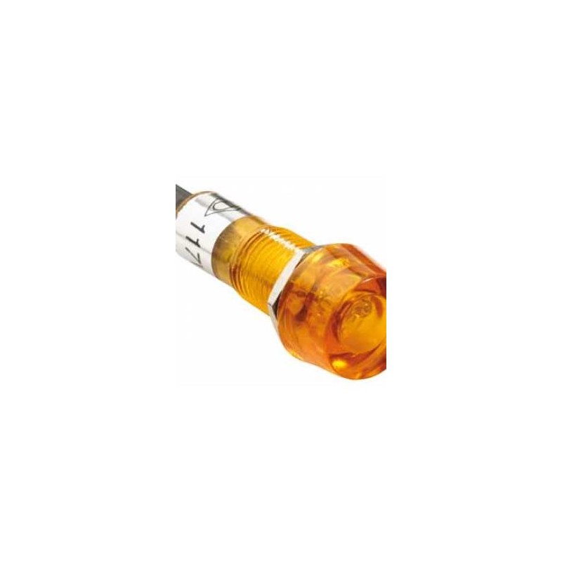FOCO NEON ENCAPSULADO 117V REDONDO AMARILLO