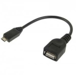 Cable Adaptador Otg De Micro Usb A  Usb Hembra