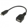Cable Adaptador Otg De Micro Usb A  Usb Hembra