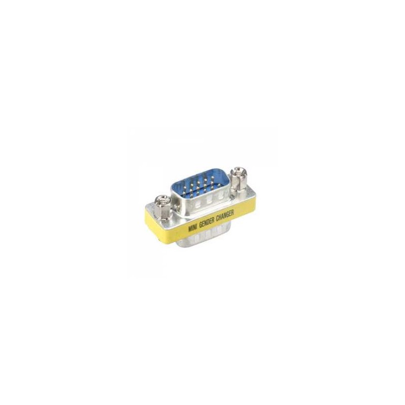 ADAPTADOR DE UNION MACHO A MACHO DB15H XVGA