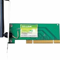 TARJETA DE RED PCI INALAMBRICA ANTENA FIJA 54mbps