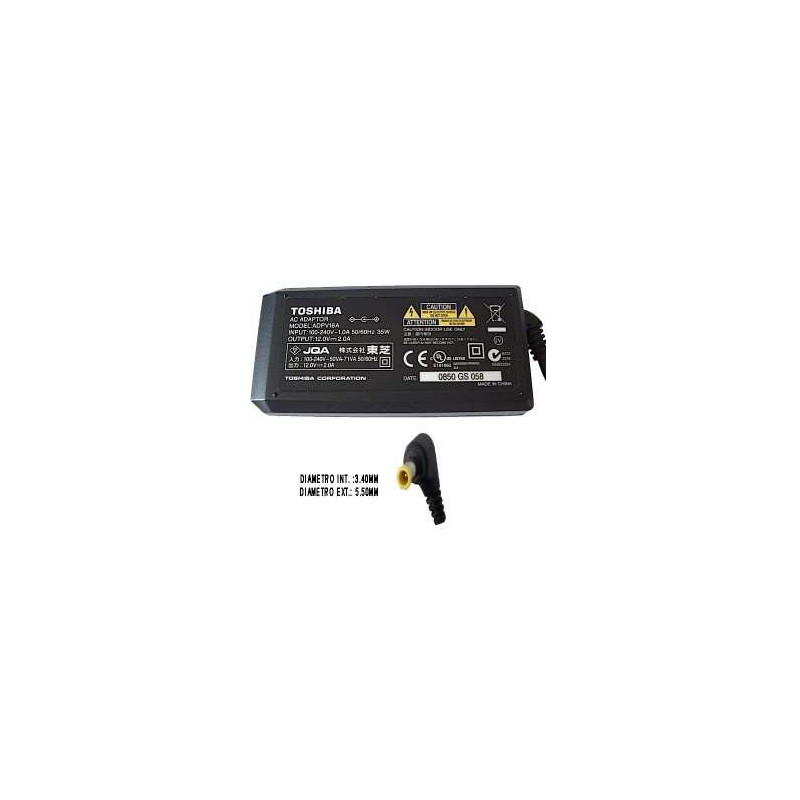 ELIMINADOR  12V 2A TOSHIBA