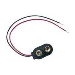 BROCHE P/PILA DE 9V  (CUADRADA)