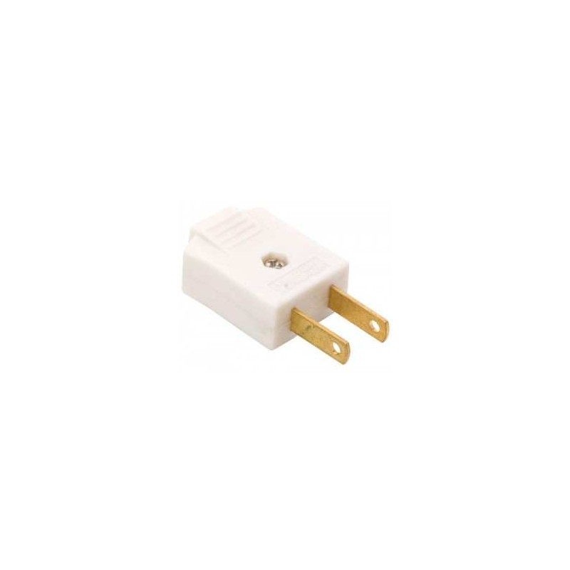 CLAVIJA BLANCA 120V CA C/TORNILLO