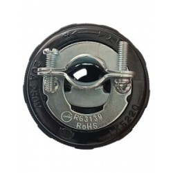 Contacto Extensión Seguridad Media Vuelta 20a 250vac Negro