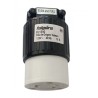 Contacto Extensión Seguridad Media Vuelta 3p 15a 125v Negro
