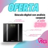 Báscula digital con análisis corporal