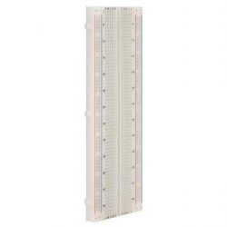 Protoboard de ensamble a presión, 1 bloque y 2 tiras